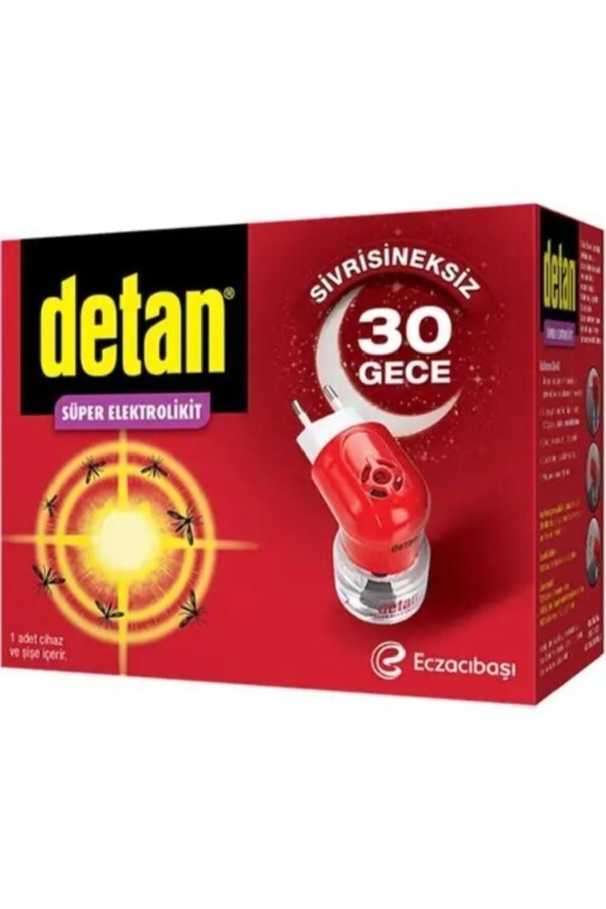 DETAN 30 Gece Elektrolikit Cihaz+Yedek