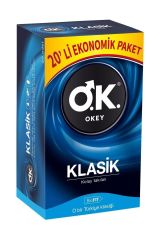 OKEY Klasik Ekonomik Prezervatif 20'li
