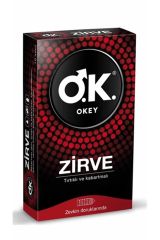 OKEY Zirve Tırtıklı ve Kabartmalı Prezervatif 10'lu