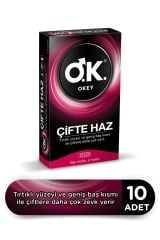 OKEY Çifte Haz Prezervatif 10'lu